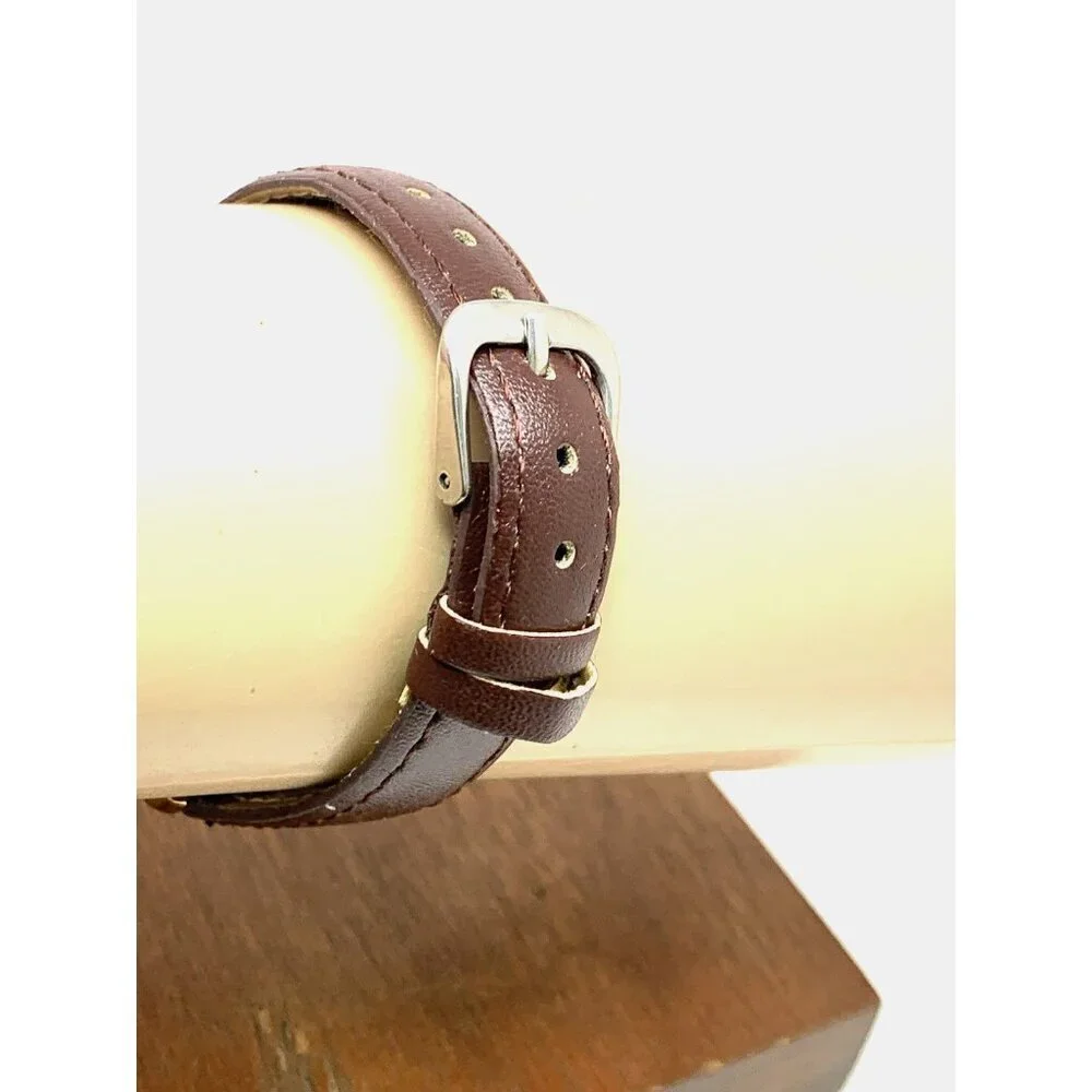 Timex Women's Watch TW2V36000 Quartz Gold Brown Leather Band 32mm